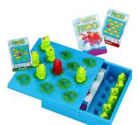 Frog Game, durevole, - leggero Logical Thinking Games, Jump Logic | Abilità cognitive, costruzione del cervello per bambini dai 3 anni in su, multiuso per interni ed esterni, ergonomico