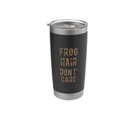 Frog Hair Don't Care Messaggi di testo divertenti Citazioni rane divertenti Bicchiere termico in acciaio inox doppia parete