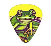 Frog In A Pond - Plettri colorati per chitarra acustica, chitarra elettrica, ukulele, confezione da 12
