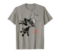 Frog Japanese Ink Wash Traditional Asian Art Maglietta