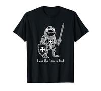 Frog Knight Era Il Meme Medievale della Gen Z «tism m'lord» Maglietta
