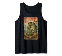 Frog Matcha Mochi Series Cool Funny Kawaii Ukiyo Humor Canotta