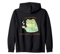 Frog Me No Problemo Narratore Ma Era Tutto Problemo caffè Felpa con Cappuccio