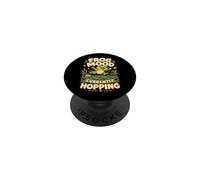Frog Mood Currently Hopping rana stagno PopSockets PopGrip Adesivo