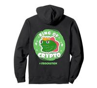 Frog Nation Divertente Crypto Investire Trading Felpa con Cappuccio