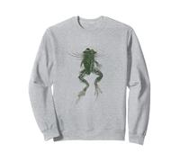 Frog Peeking Water Ripples Minimalist Nature Pond Wildlife Felpa