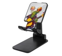 Frog Play Guitar Novità Pieghevole Telefono Cellulare Stand Stampato Regolabile Desktop Phone Holder Accessori Da Viaggio 6.5×3.5×2.5 Pollici