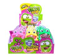 Frog Pop Lecca Lecca Lingua Rana Gusto Fragola 12 pezzi da 10 grammi