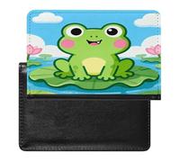 Frog Porta Passaporto Custodia Portafoglio RFID Blocco in Pelle Passaporto Portafoglio Passaporto Copertura Passaporto Protector Carta di Credito Tenere Accessori Da Viaggio