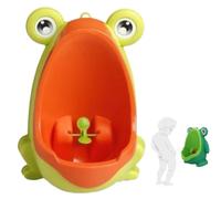 Frog Potty Training Urinal,Cute Portable Frog Shape Pee Trainer for Boys Kids Pee Stand, Large Capacity Children Standing Urinalfor with Funny Aiming Target (Light Green)