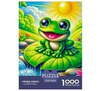 Frog, Puzzle Da 1000 Pezzi, Gioco Stimolante Con Competizione Amichevole, Sfida Mentale E Divertimento, Hobby Perfetto Per Gruppi, Incontri E Momenti Conviviali, Adatto A Partire Dai 12 Anni, 70x50c