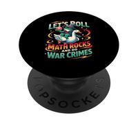 Frog Riding Goose Let's Roll Matematica Rocce E Fare Crimini Di Guerra PopSockets PopGrip Adesivo