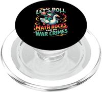 Frog Riding Goose Let's Roll Matematica Rocce E Fare Crimini Di Guerra PopSockets PopGrip per MagSafe