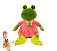 Frog riempita, peluche piene di rana, bambola di accompagnamento morbido, giocattoli per peluche per animali da cartone animato, cuscini di bambole peluche per bambini e adulti, cuscini di burattinai
