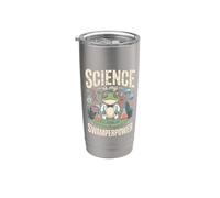 Frog Scienziato Scienza è il mio Swamperpower Bicchiere termico in acciaio inox doppia parete