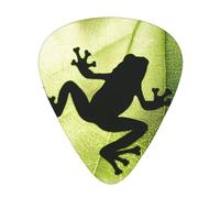 Frog Shadow On The Leaf - Set regalo di plettri per chitarra acustica, elettrica e basso, regalo perfetto per gli amanti della chitarra e i musicisti