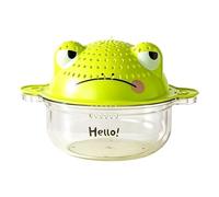 Frog Shaped Colander Kitchen, Creative Vegetable Washing Basket, Double Layer Basket Handles, Rice Strainer Bowl, Cute Animal Food Drainer