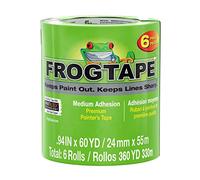 FrogTape Multi-Surface Pro Painter's Tape, 2.4cm x 60 yds, 6-Pack