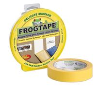 Frog Tape Nastro adesivo giallo delicato per pittori superficiali, 24 mm x 41,1 m, per pittura e decorazione per interni per linee nitide e senza sanguinare la vernice