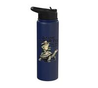 Frog Turtle sulla strada per ottenere la mia merda insieme Stainless Steel Insulated Water Bottle