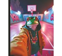 Frog Vibes Selfie Notebook: Cute Y2K Selfie Animal Wide Rule Lined Book for Writing, Journaling, School Notes and Planning | 7.25 x 9.5, 112 Pages | Great Gift for Teens, Students and Animal Lovers