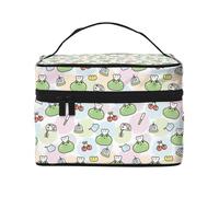 Frog Wear - Borsa per trucchi con cappello da chef, graziosa borsa per cosmetici da donna, borsa da toilette, grande borsa organizer da viaggio per trucchi