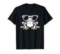 Frog with Sunglasses Electronic Dance EDM Rave Festival Maglietta