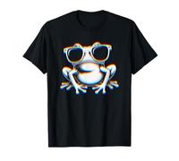 Frog with Sunglasses Electronic Dance EDM Rave Festival Maglietta