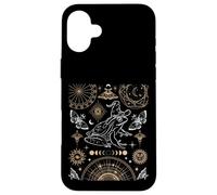 Frog Wizard Hat Moon Dark Academia Aesthetic Cottagecore Custodia per iPhone 16 Plus