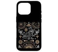 Frog Wizard Hat Moon Dark Academia Aesthetic Cottagecore Custodia per iPhone 16 Pro