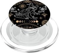 Frog Wizard Hat Moon Dark Academia Aesthetic Cottagecore PopSockets PopGrip per MagSafe
