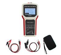 FROGBRO Tester per pannello solare fotovoltaico multimetro con display LCD ultra trasparente, strumento Smart MPPT per la ricerca di errori in caso di tensione a vuoto per test PV solari (EL 800W)