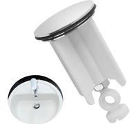 Frogetu 1 Pezzi Tappo Lavandino Bagno Universale,Tappo di Scarico per Lavandino,Tappo di Scarico Con Guarnizione,Tappi Per Lavandino,Per Lavabo da Cucina e Bagno,Lavabo,Tappo Bidet