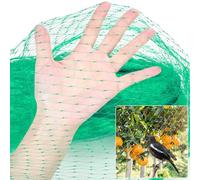 Frogetu 1Pezzi Rete di Protezione Dagli Uccelli,4m×10m,Rete da Giardino,Rete da Giardino,Rete a Maglie Robuste Riutilizzabile,Verde,Rete Antigrandine,Adatto Giardini,Frutteti