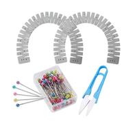 Frogetu 2 righelli Flessibili in Silicone con Orlo a Caldo per Cucire, Righello con Orlo Resistente al Calore, per Orlare Il Tessuto dei Pantaloni, Imbottitura, Tessuto da