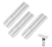Frogetu 3 Pezzi Ricambio in Microfibra di Ricambio Compatibile,Panni Microfibra Compatibili,per Kärcher WV1 WV2 WV5 Aspiratore Finestra Accessori,Imuove Efficacemente lo Sporco