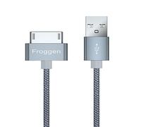 Froggen 30-Pin USB Sync e Nylon Cavo di Caricamento Compatibile con iPhone 4s / 4 / 3G / 3GS, Compatibile con Pad 1 2 3 e Pod