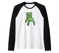 Froggy Chair Meme Maglia con Maniche Raglan