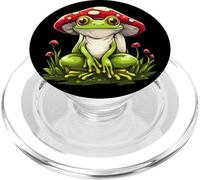 Froggy Fun con un fungo per gli amanti dei funghi PopSockets PopGrip per MagSafe