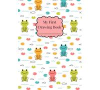 Froggy Fun - My First Drawing Book: Keepsake Scribble Book for Toddlers | Personalise Cover with Name | Large A4 Blank Sketch Pad for Kids and Preschoolers aged 1-4 | 50 Plain White Pages