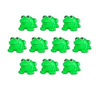 Froghe di gomma galleggiante - 10 set mini rane scricchiolanti per bambini, versatili e divertimento | per bagno, piscina e decorazioni per feste, piccole figure di rana per aule, carnevale,