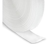 FrogJim nastro con gancio per cucire e artigianato bianco larghezza 20mm, 5m rotolo gancio non autoadesivo KRNWH5