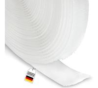 FrogJim nastro gancio per cucire bianco, larghezza 20 mm, 5 m rotolo nastro solo gancio per cucire non adesivo KRNWH5