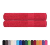 FROGN - Asciugamani per sauna, 2 pezzi, 80 x 200 cm, 360 g/m², in cotone, assorbenti e delicati sulla pelle, con pratico passante per sauna, benessere, campeggio e piscina