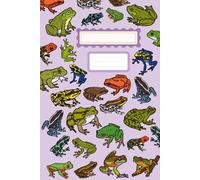 Frogs in Gentle Scribbles - Lavender Pastel Notebook for Nature Enthusiasts, Creatives, and Animal Lovers Who Enjoy Soft-Toned Stationery and Calm ... and 120 Lined Pages for Students, Artists