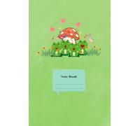 Frogs in the flower garden: Size at 5.5x8.5 inches 100 pages