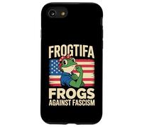 Frogtifa Rane contro il fascismo Bandiera Resistere No Kings Oregon Custodia per iPhone SE (2020) / 7/8