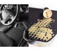 Tappetini per FORD Tourneo Custom/FORD Transit Custom 3a fila 2012-2021 gomma