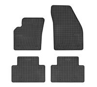 MAMMOOTH Mammoth Frogum - Set di 4 tappetini in Gomma, Colore: Nero