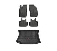 FROGUM ProLine 3D Esclusivi Tappetini auto in gomma e vasca baule bagagliaio con logo su misura per Alfa Romeo 147 2000-2010I I bordi più alti
